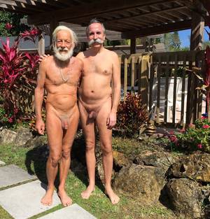 canadian naturists nudism - Morley and StÃ©phane at Sunsport Gardens