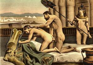 Ancient Artwork Porn - File:Ã‰douard-Henri Avril (18) Hadrian and Antinous in Egypt.jpg - Wikipedia