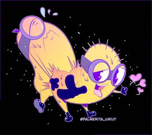 Gay Porn Minions - Rule 34 - <3 2022 ambiguous gender bent over black background bodily fluids  boots butt despicable me duo eyes closed floating heart flying sweatdrops  from behind position gay gloves heart highres humanoid