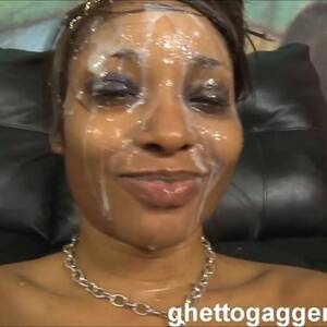 black ghetto slut facial - Watch Shae Spreadz gets a Facial after some wild fucking