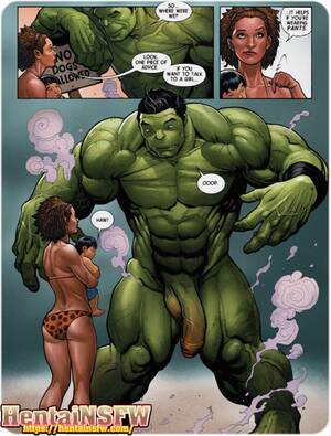 Hulk Cartoon Porn Sex - NSFW uncensored Avengers Infinity War comic cartoon porn art of Hulk's  monster cock hentai illustration. - Hentai NSFW