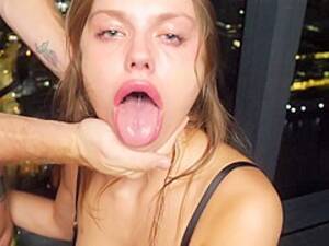 Daddy Fuck My Mouth - Daddy loves fucking my mouth pulling on my pigtails - PornZog Free Porn  Clips