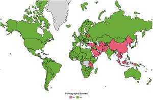 Forbidden Pornography - Countries Where Porn Is Illegal 2024 - World Populace