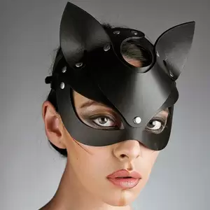 Cat Fetish Porn - Women Porn Bondage Fetish Party Game Sexy Leather Cat Eye Mask Cosplay Face  Mask | eBay