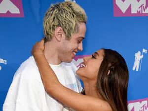 Ariana Grande Dirty Porn - Pete Davidson: Ariana Grande jokes in Netflix special are 'fair game'