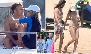 french mature beach nudists - Beware the curse of the beach holiday when your partner is decades younger  than you, writes LIZ JONES (who has endured summer breaks with four toyboy  exes) as President Macron, 45, suns