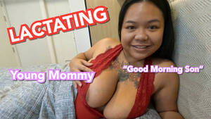 lactating tits blog - Young Stepmom Breastfeeding Big Lactating Boobs - Milkychloechris