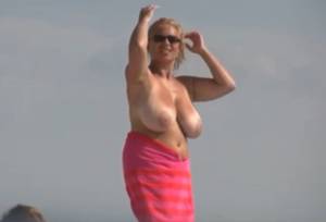 mature boobs in public - Huge mature boobs public flashing compilation VIDEO
