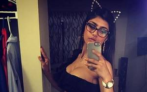 Lebanese Porn Actress - Porn star Mia Khalifa strikes a sultry pose in a selfie posted to her  Facebook page