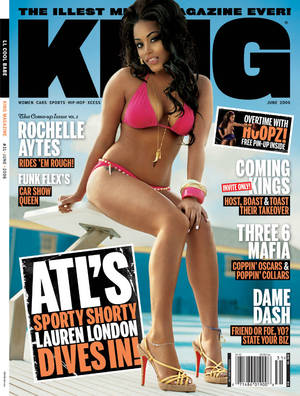 Lauren London Sex Tape Full - Lauren London in King Magazine