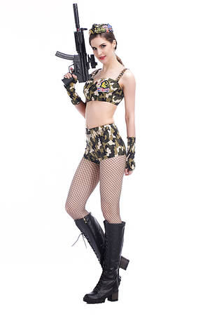 Military Cosplay Porn - 2017 Adult Woman Sexy Military Camouflage Uniform Erotic Costume Club Fancy  Cosplay Outfit Porn Games Suits For Girls S XL-in Sexy Costumes from  Novelty ...