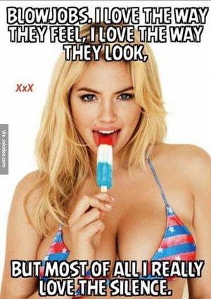 Kate Upton Porn Captions - It's only a Popsicle, calm down.