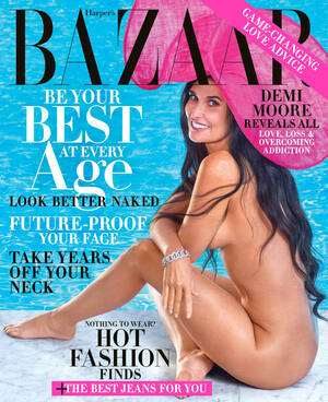 demi moore nude pregnant - Demi Moore, 56, strips totally naked as she poses by a pool for stunning  Harper's Bazaar shoot | The Irish Sun