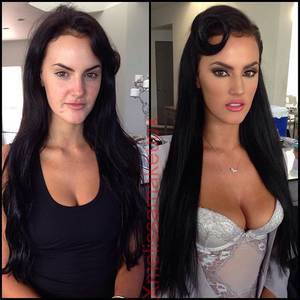 girl make up - Girls With And Without Makeup (55 pics)