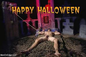 Haunted House Gay Porn - The plot is, surprisingly for porn, a little nonsensical but the faux  graveyard and dungeons do make for a spooky, sexy atmosphere,