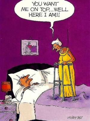 Elderly Sex Cartoons - For more funny cartoons and humorous quotes visit www.