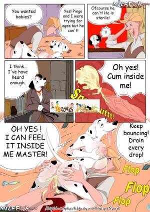 101 Dalmatians Porn Comic Anthro - e621 ! 101_dalmatians anthro anus balls better_version_at_source black_fur  blonde_hair breasts butt canine clothing coat collar comic