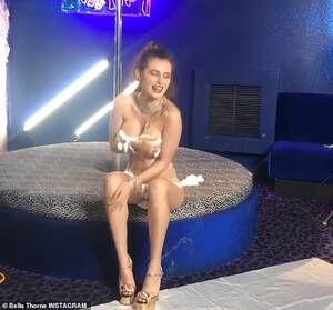 Bella Thorne Pussy - Bella Thorne leave little to the imagination as she kicks up legs | Daily  Mail Online