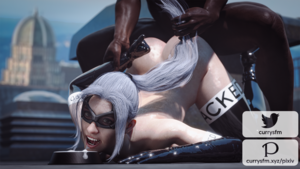 interracial porn black cat - Rule34 - If it exists, there is porn of it / currysfm, black cat (marvel),  felicia hardy / 7848271