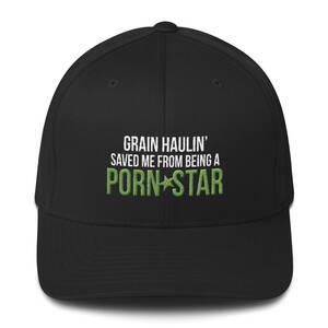 Big Hat Porn - Grain Haulin' Saved Me From Being a Porn Star Flexfit Hat Free Shippin â€“ Big  Rig Threads