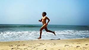 naked nudist beach ru - Model Milind Soman booked for 'nude run' on Goa beach