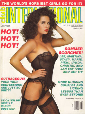 Giselle Club Magazine Porn - Club International July 1991 magazine back issue Club International  magizine back copy club international porn mag