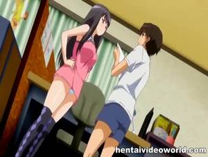 anime breast hentai - Anime brunette in boob job hentai porn