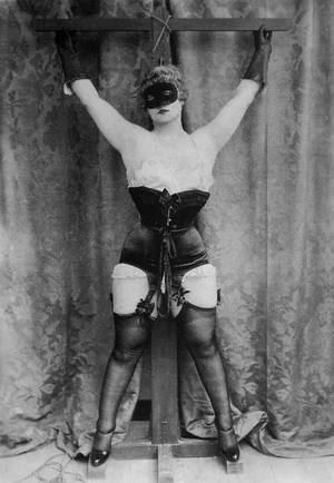 1920s Black Women Porn - Vintage Erotic women posing in a underbust corset. vintage lingerie vintage  fetish vintage porn.