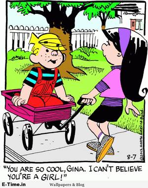 Curtis Comic Strip Porn - Dennis the Menace Cartoon for