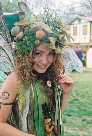 Gypsy Pixie Porn - Woodland Fairy Costume Hat