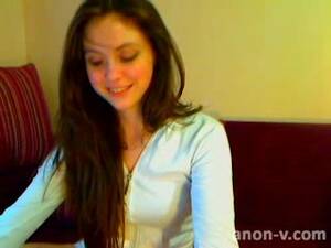 cute college teen webcam - Cute college brunette webcam strip