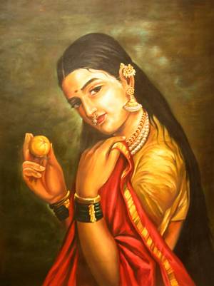 indian sexy painting - Indian Art Women Paintings 6