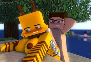 Minecraft Porn Rule 34 Animated - Rule 34 - 1boy 1girls 3d beach bee bee (minecraft) bee girl big breasts  character glasses ian cringe melinajbt mine-imator minecraft monster girl  nude outdoors queen beea rape sex source request tagme