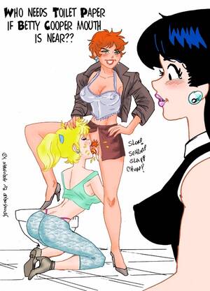 Betty And Veronica Sex Comics - Betty Cooper, toilet mouth by biesiuss