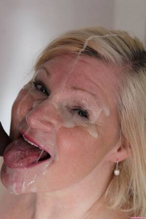 granny facial - Granny Cum Face Porn Pics - PornPics.com