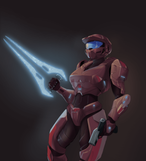 Halo Spartan Porn - Female Spartan [Horizonah] : r/halo