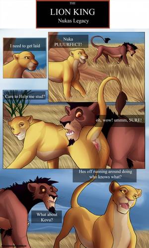 Lion King Porn Comics - 2014 ? beard black_hair brown_fur color comic day disney english_text  facial_hair fangs feline female feral