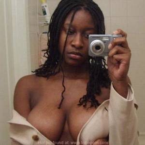 ebony boobs selfie - sexy ebony babe with big tits selfie | to be Porn