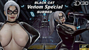 Black Cat And Venom Porn - Black Cat And Venom Special [SUB][Extended][X3D]