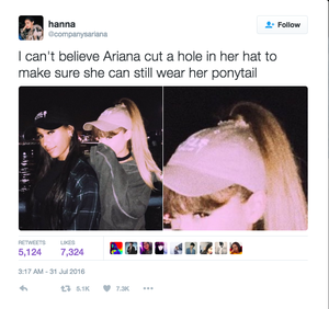 Ariana Grande Porn Captions - Ariana Grande's Hair Hack Is Like Nothing We've Ever Seen