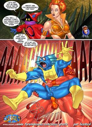 Famous Superhero Porn - He Man Sex Comics - Superhero Cumshots On Chick's Face