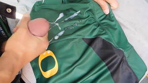 cum on cheerleader - Fucking up her Oregon Ducks cheerleader skirt with cum load | xHamster