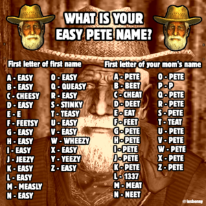 Easy Pete Fallout New Vegas Porn - ðŸ–¤ðŸ¤benny gecko is a ftm dykeðŸ¤ðŸ–¤ â€” Tag yourself, my name isâ€¦ Easy Pete
