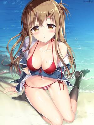 Black Hair Anime Porn - Anime picture with sword art online pictures yuuki asuna sousouman long hair  single tall image blush looking at viewer light erotic breasts brown hair  ...