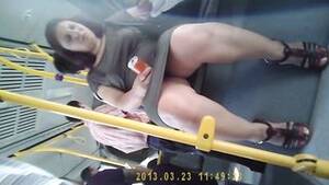 candid bus upskirt - Upskirt bus and public oops
