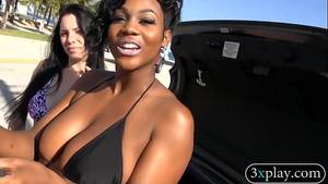 ebony boob flash - 