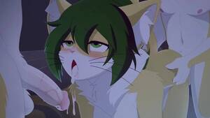 Hot Nude Anime Furrys Fucking - Cute furry has group sex with multiple copies of her boyfriend