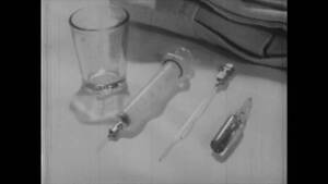 1940s enema porn - 1940s: Enema Kit on Table in Delivery Ro... | Stock Video | Pond5