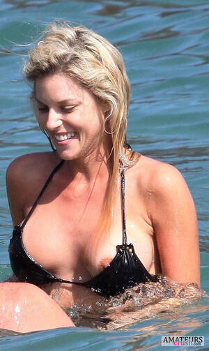 bikini oop nip slip at beach - oops bikini showing nipple peeking out