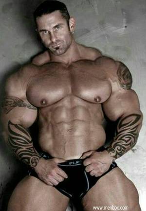 muscular man - Sexy muscle men porn